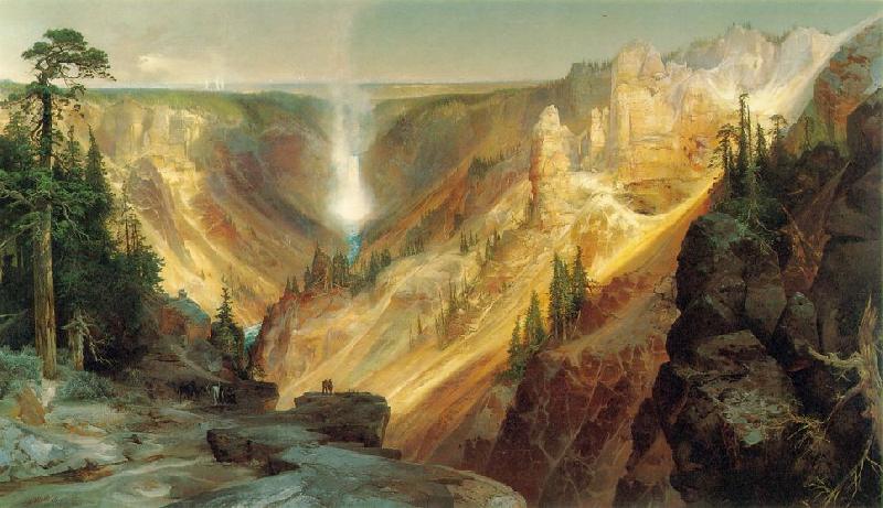 Thomas Moran Grand Canyon of the Yellowstone China oil painting art